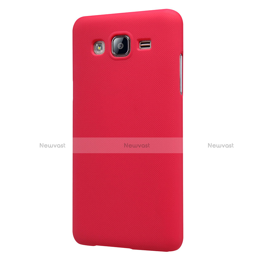 Hard Rigid Plastic Matte Finish Case M02 for Samsung Galaxy On5 G550FY Red