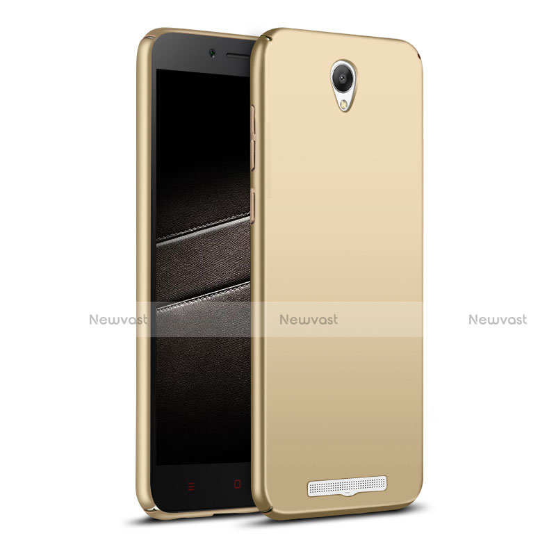 Hard Rigid Plastic Matte Finish Case M02 for Xiaomi Redmi Note 2 Gold