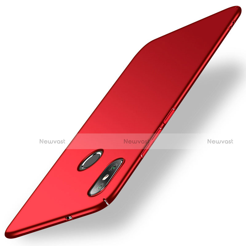 Hard Rigid Plastic Matte Finish Case M02 for Xiaomi Redmi Note 5 Pro Red