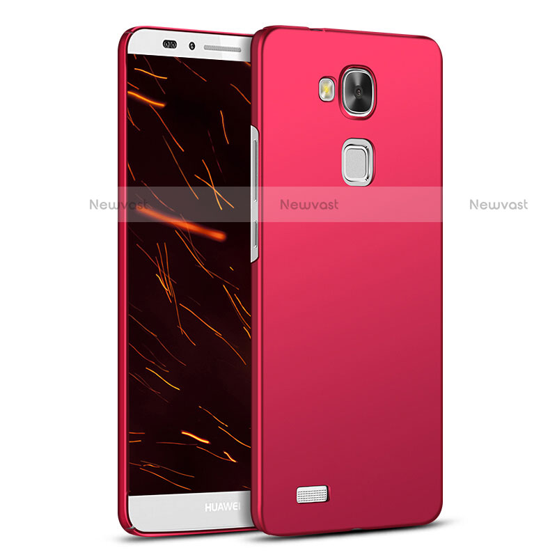 Hard Rigid Plastic Matte Finish Case M03 for Huawei Mate 7 Red