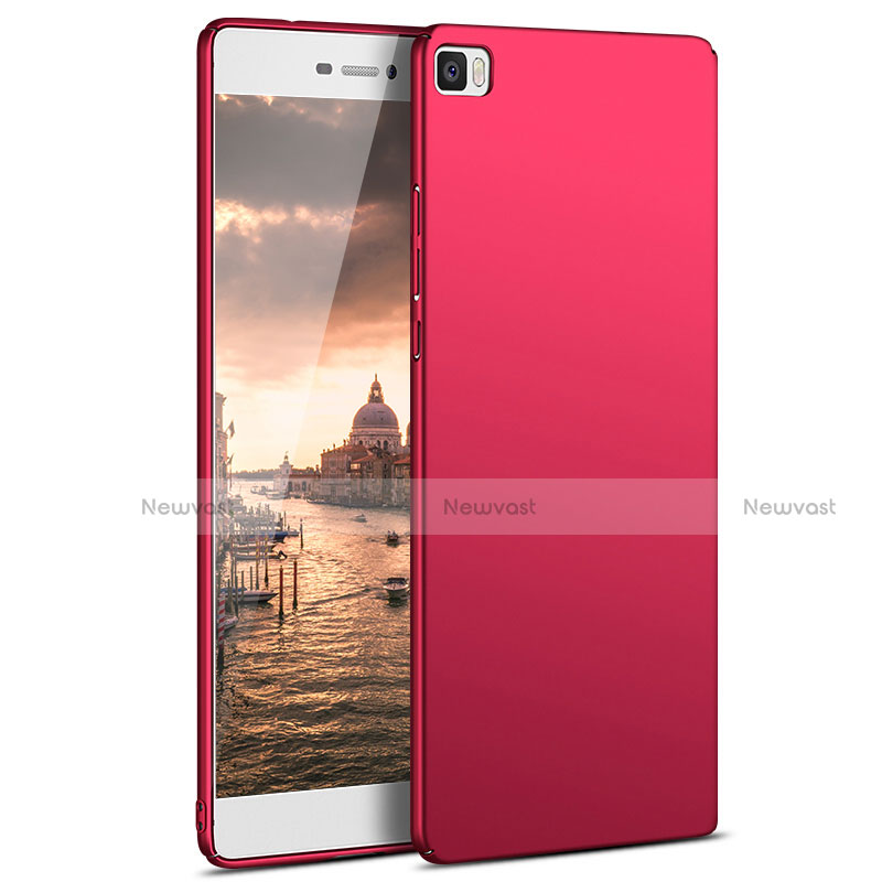 Hard Rigid Plastic Matte Finish Case M03 for Huawei P8 Lite Red