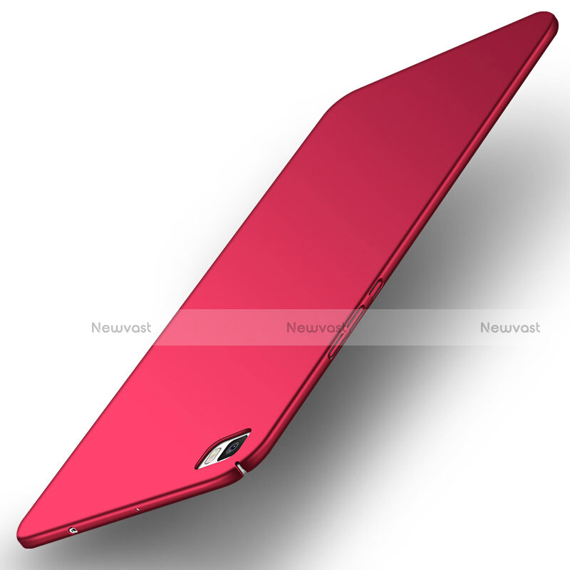 Hard Rigid Plastic Matte Finish Case M03 for Huawei P8 Lite Red