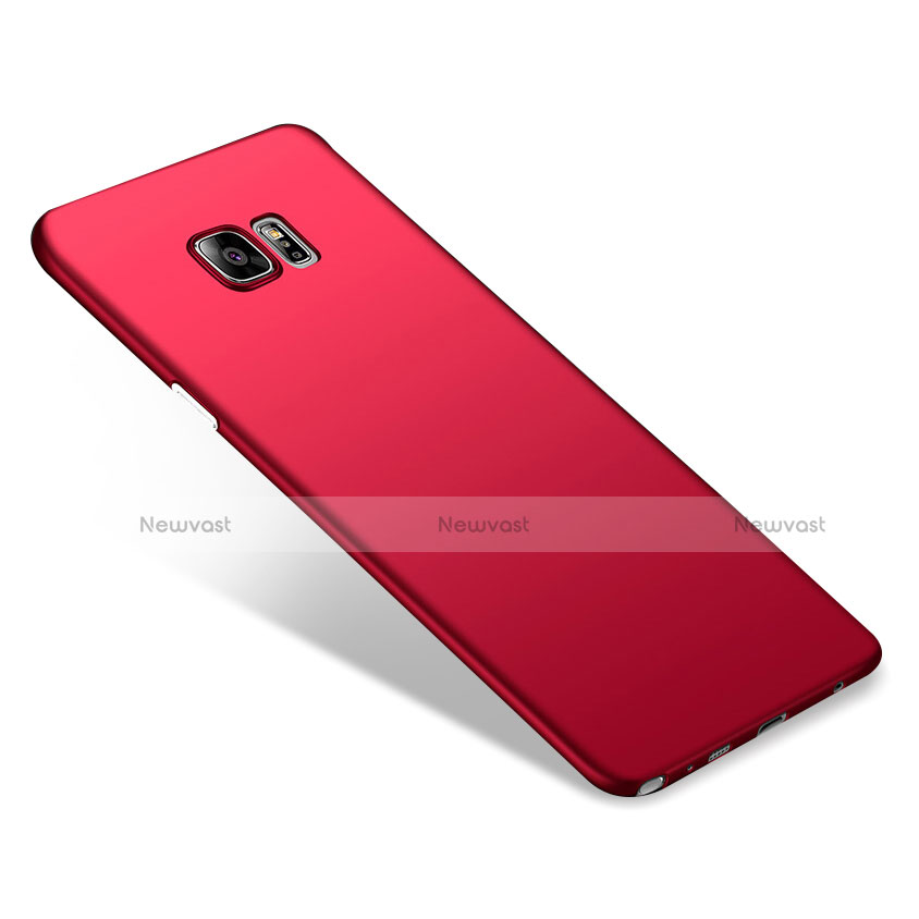 Hard Rigid Plastic Matte Finish Case M03 for Samsung Galaxy Note 5 N9200 N920 N920F Red