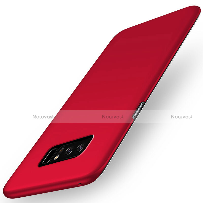 Hard Rigid Plastic Matte Finish Case M03 for Samsung Galaxy Note 8 Red