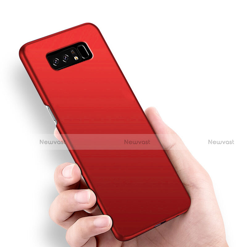 Hard Rigid Plastic Matte Finish Case M03 for Samsung Galaxy Note 8 Red