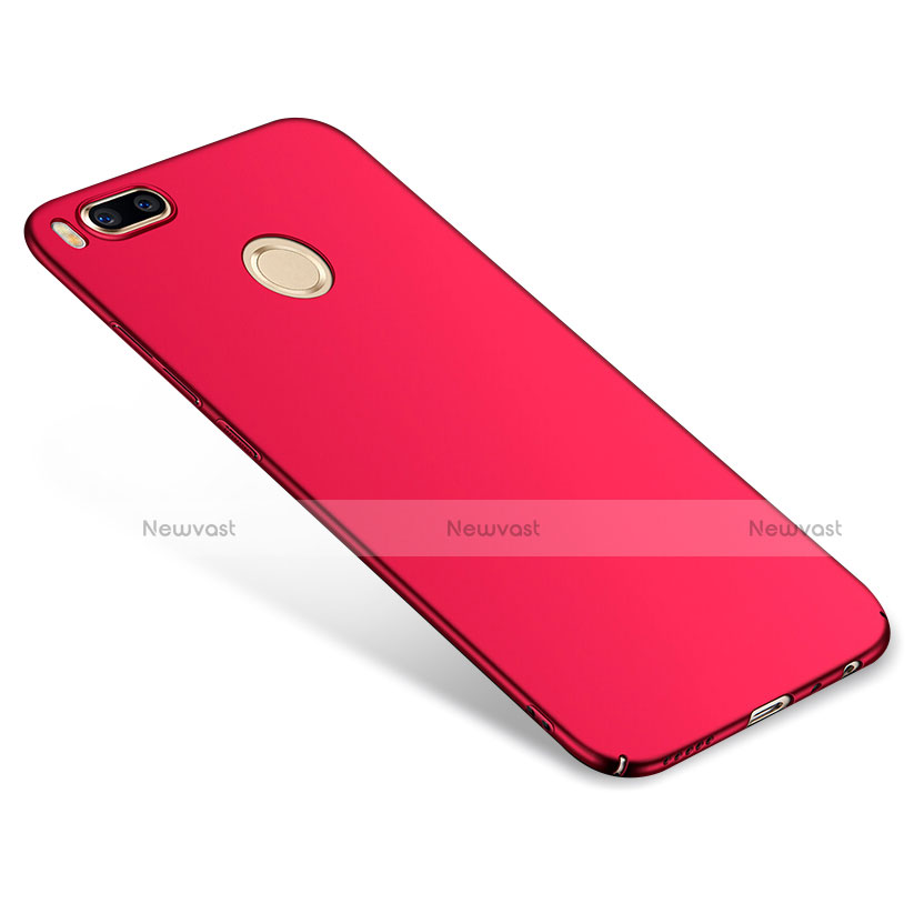 Hard Rigid Plastic Matte Finish Case M03 for Xiaomi Mi A1 Red