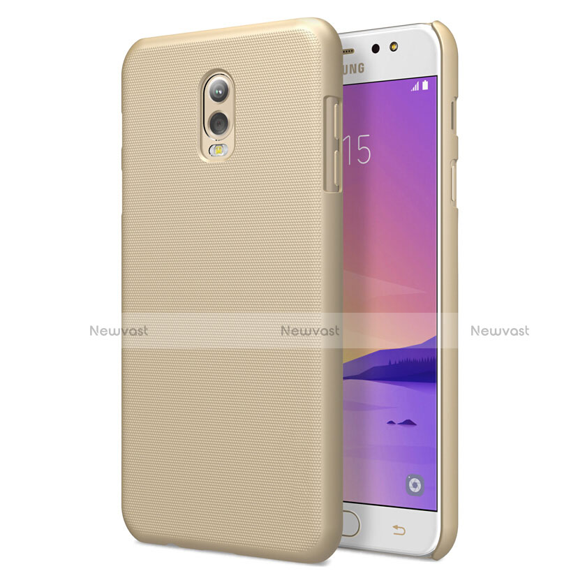 Hard Rigid Plastic Matte Finish Case M04 for Samsung Galaxy C7 (2017) Gold