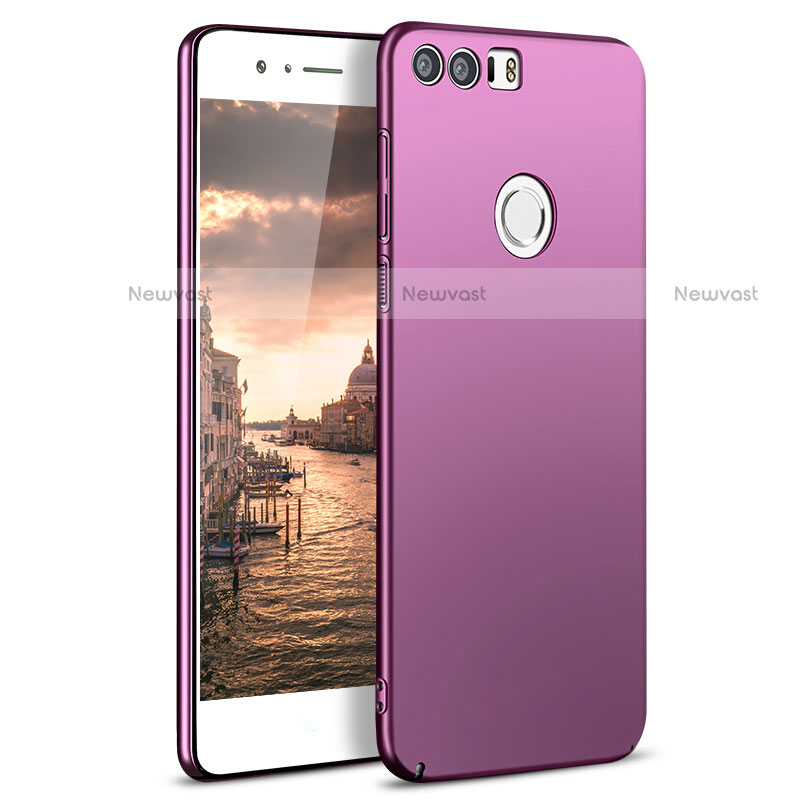 Hard Rigid Plastic Matte Finish Case M05 for Huawei Honor 8 Purple