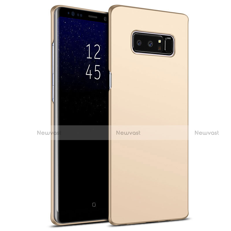 Hard Rigid Plastic Matte Finish Case M09 for Samsung Galaxy Note 8 Gold