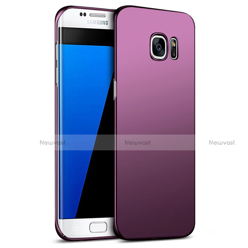 Hard Rigid Plastic Matte Finish Case M09 for Samsung Galaxy S7 Edge G935F Purple