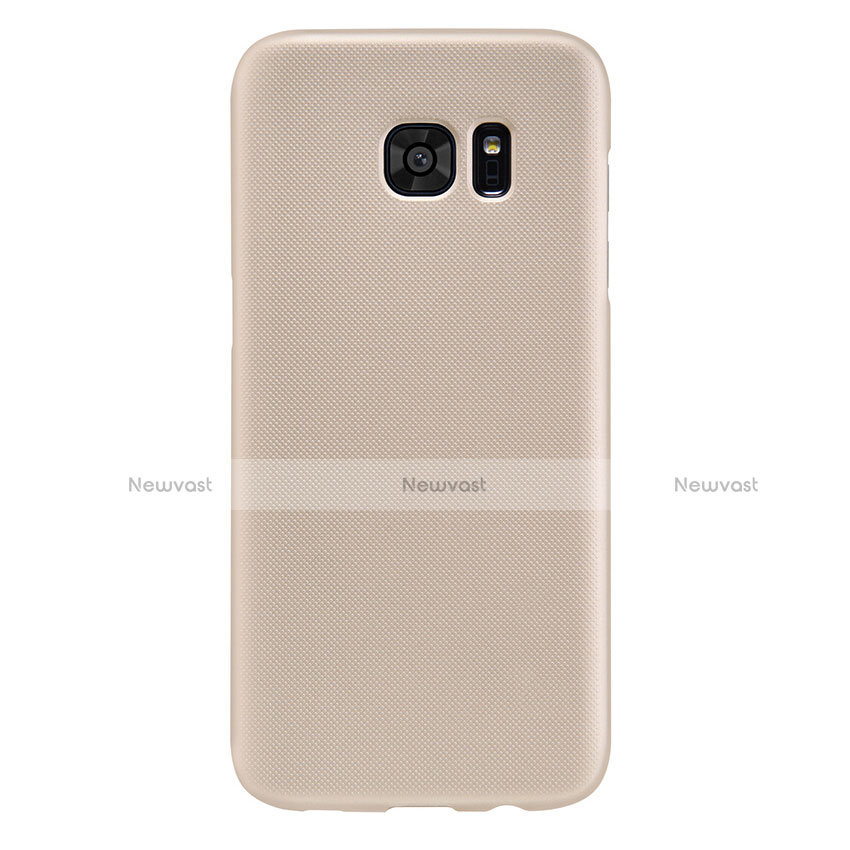 Hard Rigid Plastic Matte Finish Case M10 for Samsung Galaxy S7 Edge G935F Gold