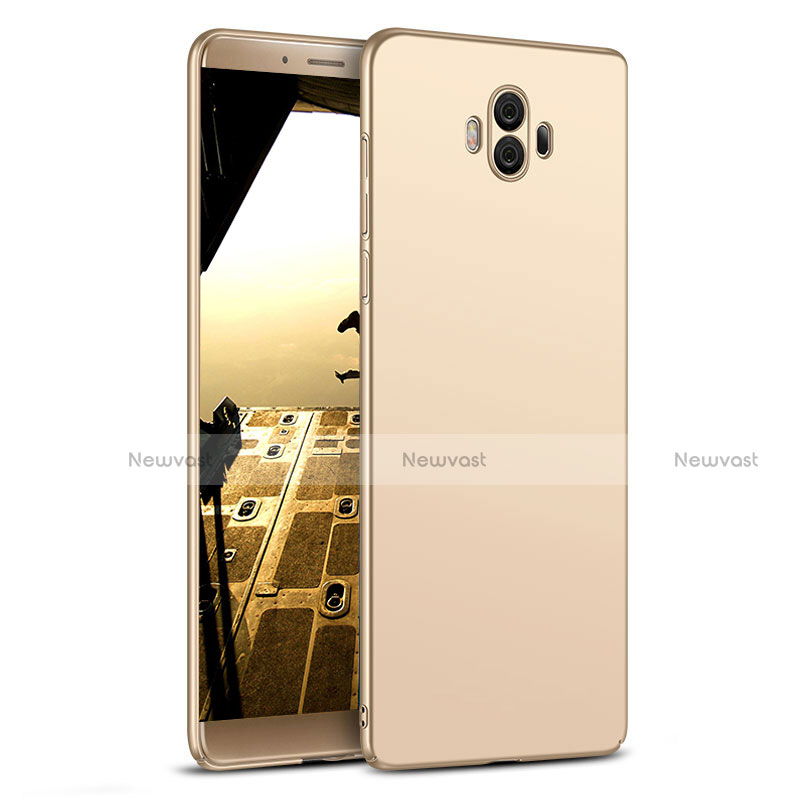 Hard Rigid Plastic Matte Finish Case M12 for Huawei Mate 10 Gold