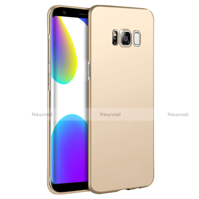 Hard Rigid Plastic Matte Finish Case M12 for Samsung Galaxy S8 Gold