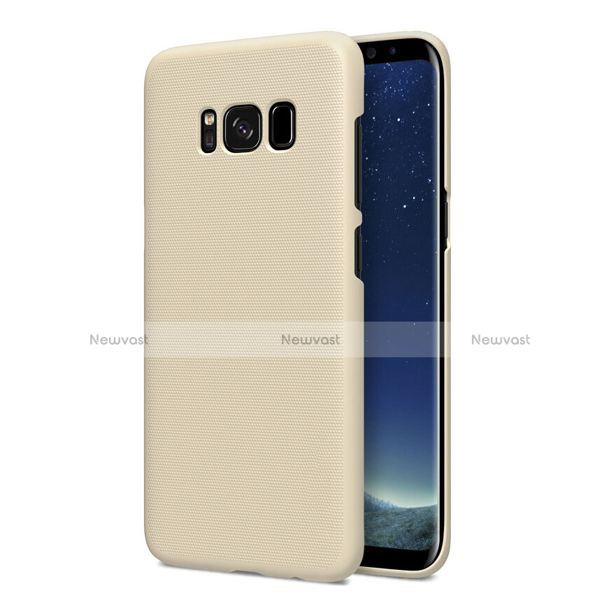 Hard Rigid Plastic Matte Finish Case P01 for Samsung Galaxy S8 Gold