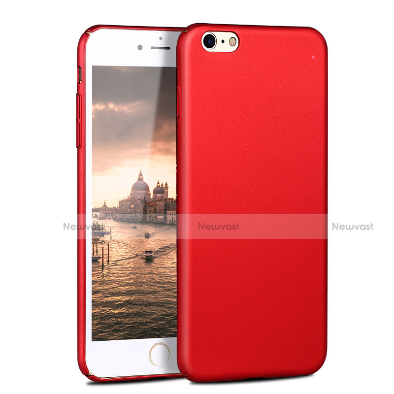 Hard Rigid Plastic Matte Finish Case P06 for Apple iPhone 6 Plus Red