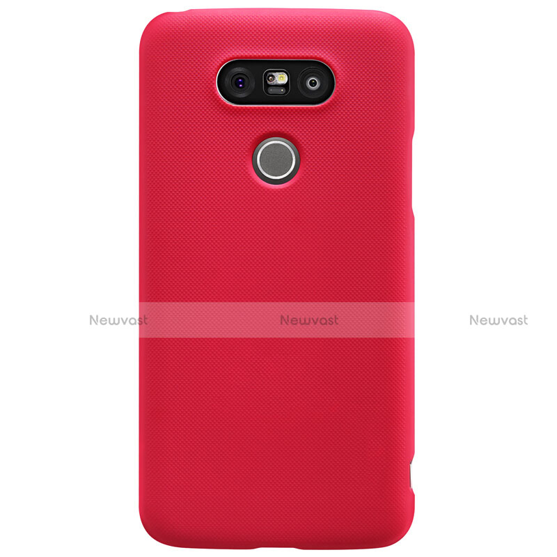 Hard Rigid Plastic Matte Finish Case R01 for LG G5 Red