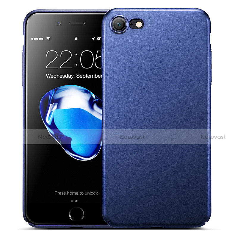 Hard Rigid Plastic Matte Finish Cover for Apple iPhone 8 Blue