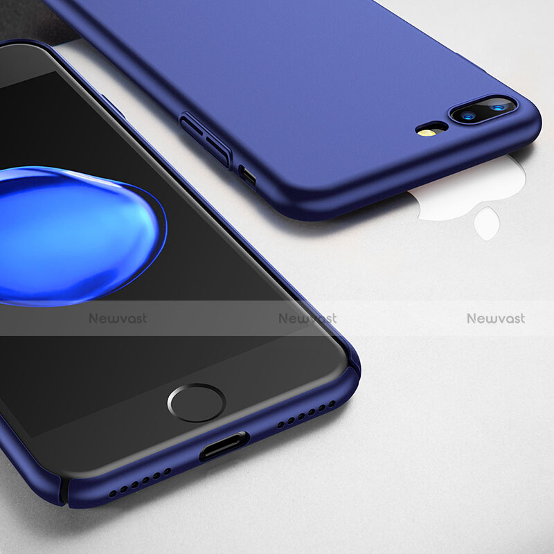 Hard Rigid Plastic Matte Finish Cover for Apple iPhone 8 Plus Blue