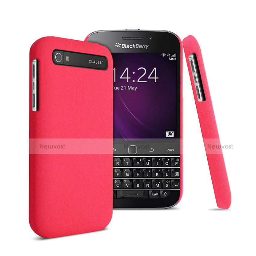 Hard Rigid Plastic Matte Finish Cover for Blackberry Classic Q20 Red