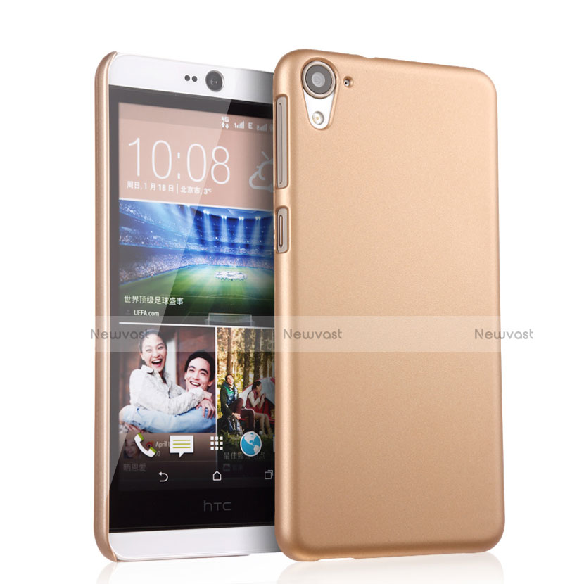 Hard Rigid Plastic Matte Finish Cover for HTC Desire 826 826T 826W Gold