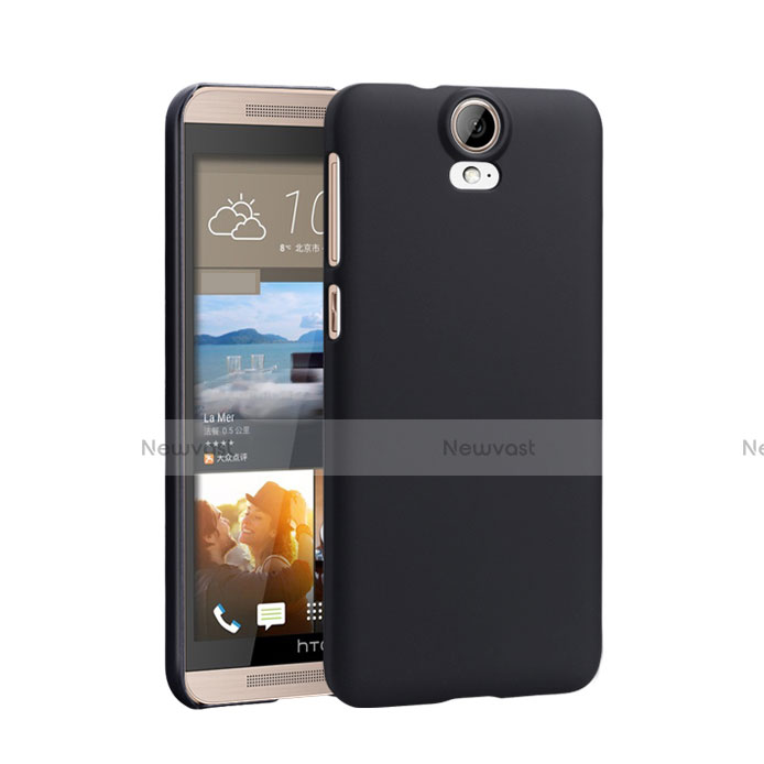 Hard Rigid Plastic Matte Finish Cover for HTC One E9 Plus Black