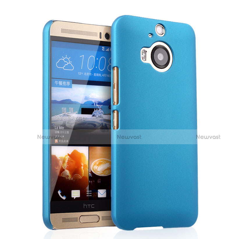 Hard Rigid Plastic Matte Finish Cover for HTC One M9 Plus Sky Blue