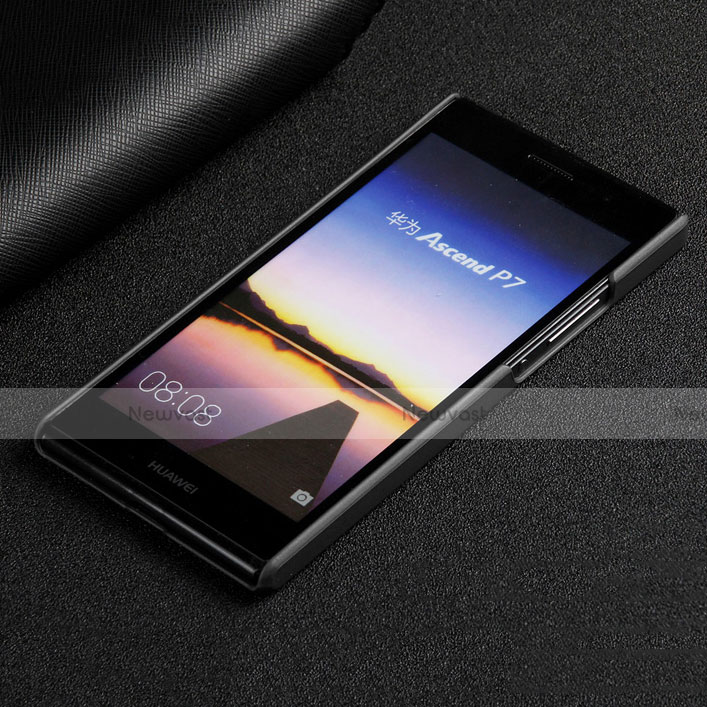 Hard Rigid Plastic Matte Finish Cover for Huawei Ascend P7 Black