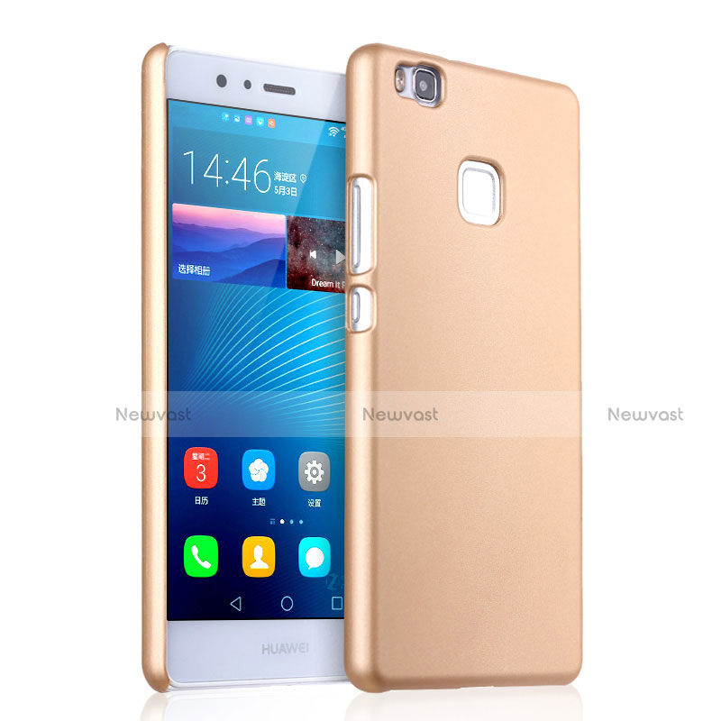 Hard Rigid Plastic Matte Finish Cover for Huawei G9 Lite Gold