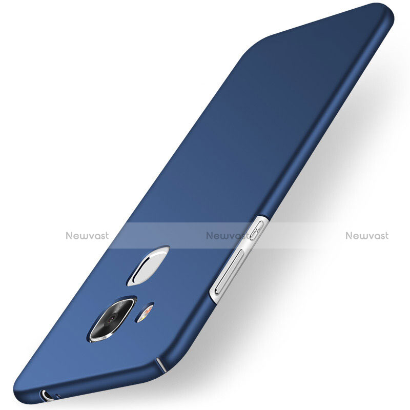 Hard Rigid Plastic Matte Finish Cover for Huawei G9 Plus Blue