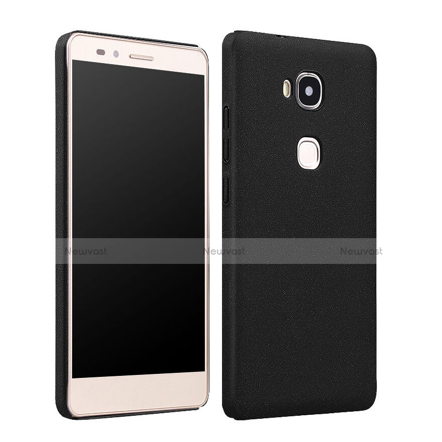 Hard Rigid Plastic Matte Finish Cover for Huawei Honor 5X Black