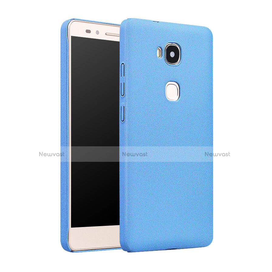 Hard Rigid Plastic Matte Finish Cover for Huawei Honor 5X Sky Blue