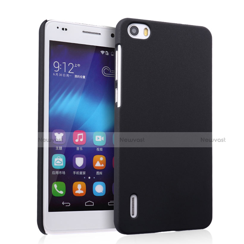 Hard Rigid Plastic Matte Finish Cover for Huawei Honor 6 Black