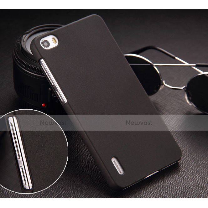 Hard Rigid Plastic Matte Finish Cover for Huawei Honor 6 Black