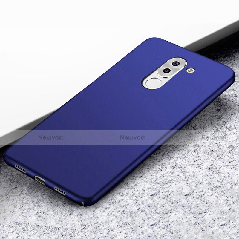 Hard Rigid Plastic Matte Finish Cover for Huawei Honor 6X Blue