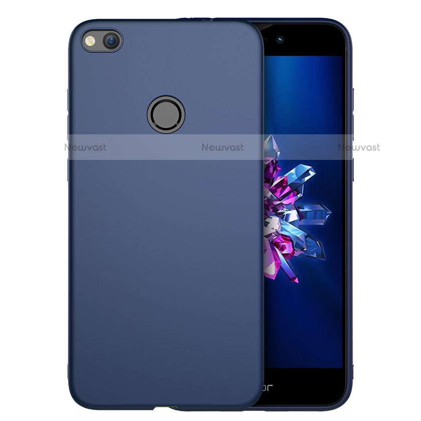 Hard Rigid Plastic Matte Finish Cover for Huawei Honor 8 Lite Blue