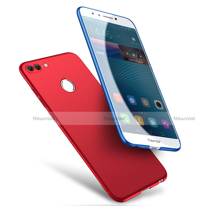 Hard Rigid Plastic Matte Finish Cover for Huawei Honor 9 Lite Red