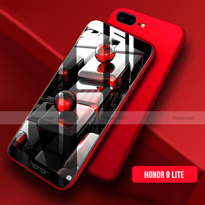 Hard Rigid Plastic Matte Finish Cover for Huawei Honor 9 Lite Red