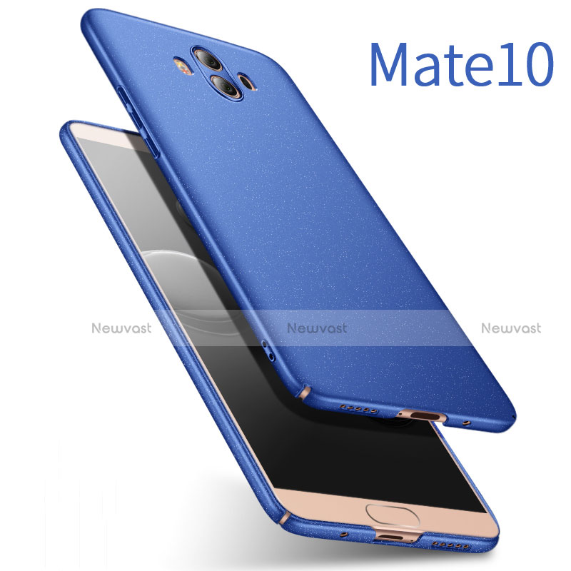 Hard Rigid Plastic Matte Finish Cover for Huawei Mate 10 Blue