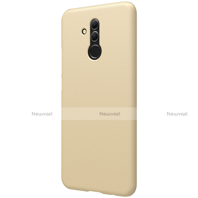 Hard Rigid Plastic Matte Finish Cover for Huawei Mate 20 Lite Gold