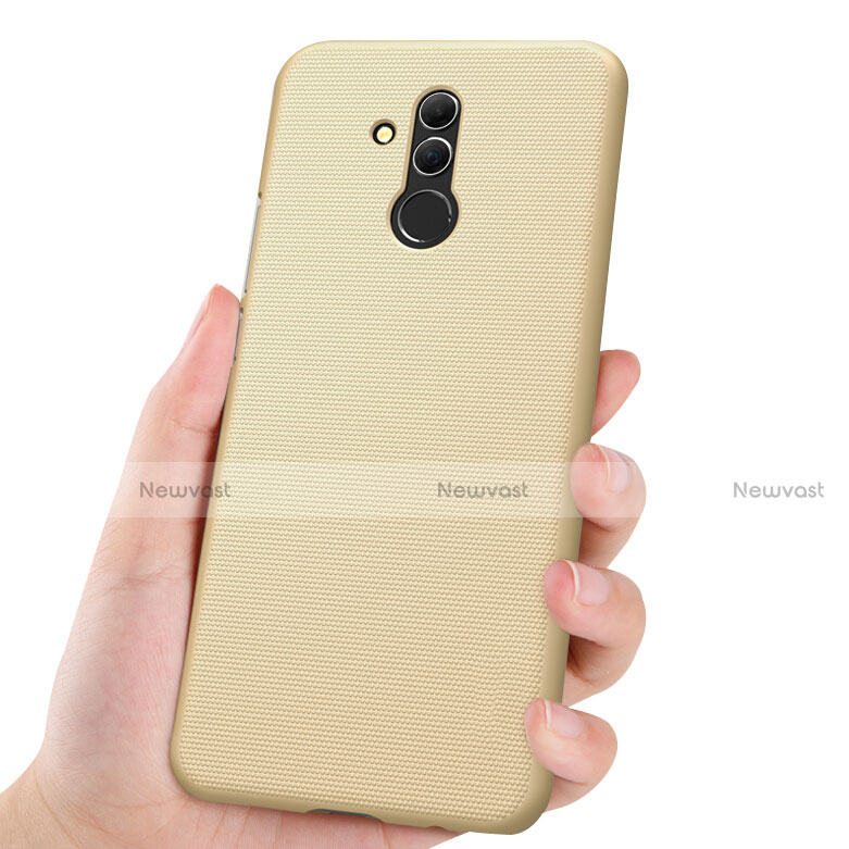 Hard Rigid Plastic Matte Finish Cover for Huawei Mate 20 Lite Gold