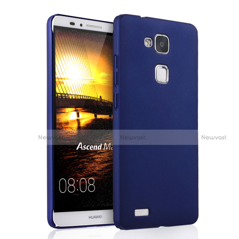 Hard Rigid Plastic Matte Finish Cover for Huawei Mate 7 Blue