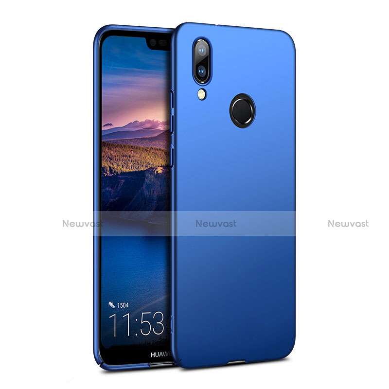 Hard Rigid Plastic Matte Finish Cover for Huawei P20 Lite Blue