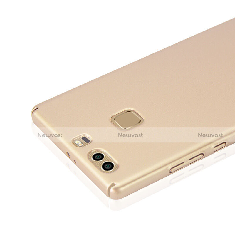 Hard Rigid Plastic Matte Finish Cover for Huawei P9 Gold