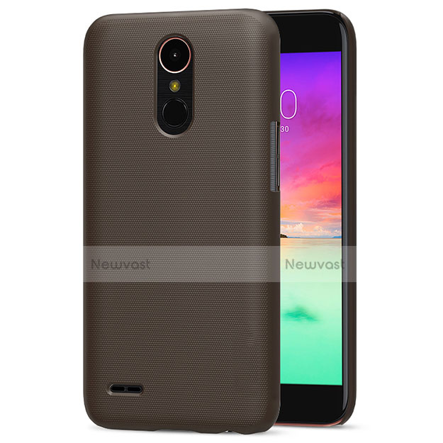 Hard Rigid Plastic Matte Finish Cover for LG K10 (2017) Brown