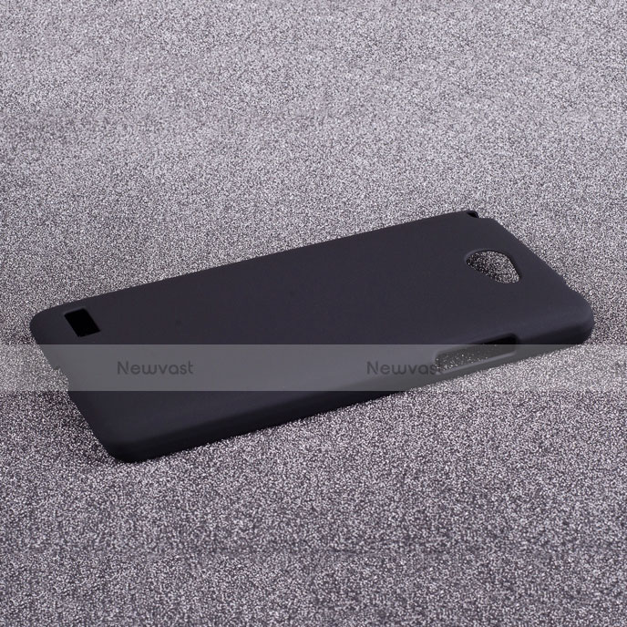 Hard Rigid Plastic Matte Finish Cover for LG L Bello 2 Black