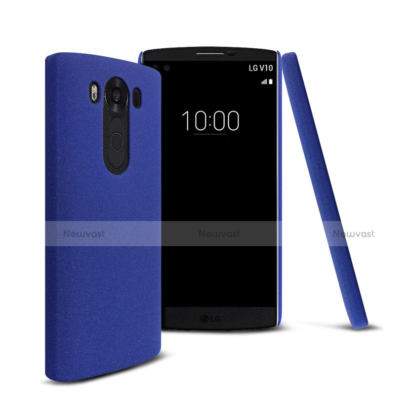 Hard Rigid Plastic Matte Finish Cover for LG V10 Blue