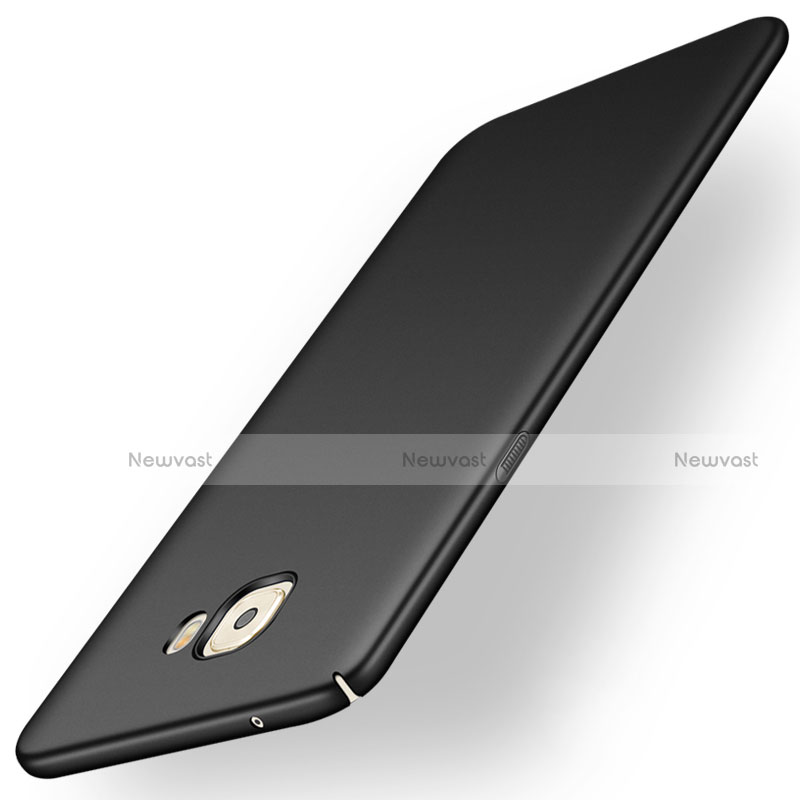 Hard Rigid Plastic Matte Finish Cover for Samsung Galaxy C9 Pro C9000 Black