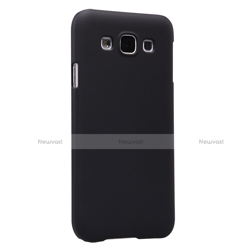 Hard Rigid Plastic Matte Finish Cover for Samsung Galaxy E5 SM-E500F E500H Black