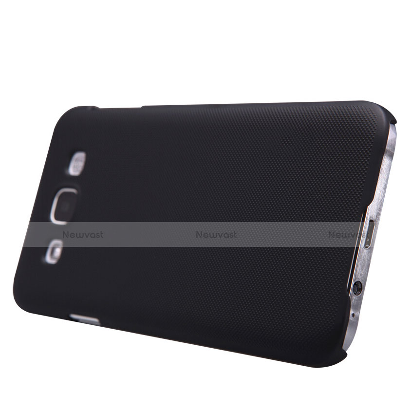 Hard Rigid Plastic Matte Finish Cover for Samsung Galaxy E5 SM-E500F E500H Black