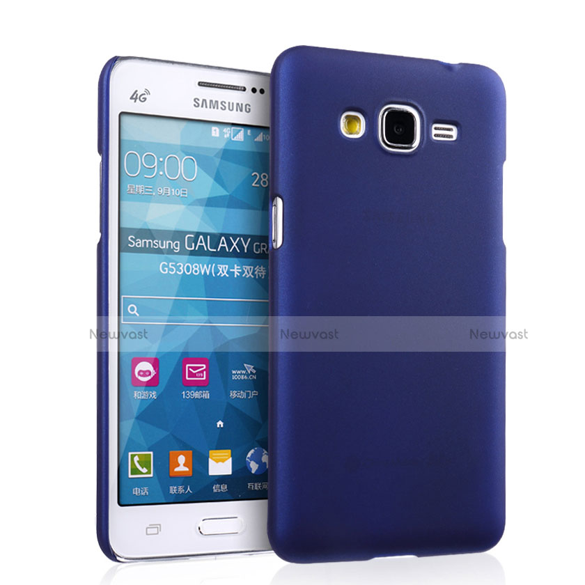 Hard Rigid Plastic Matte Finish Cover for Samsung Galaxy Grand Prime SM-G530H Blue